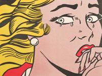 Roy Lichtenstein Crying Girl Poster, Signed - Sold for $13,750 on 04-23-2022 (Lot 114).jpg